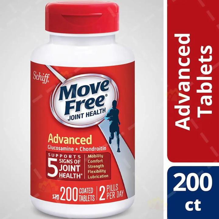 Schiff Move Free Joint Health Advanced With Glucosamine And Chondroitin ...