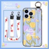 ring Shockproof Phone Case For iphone14 Pro cute Lanyard cartoon Original Dirt-resistant Anti-knock New Arrival Soft