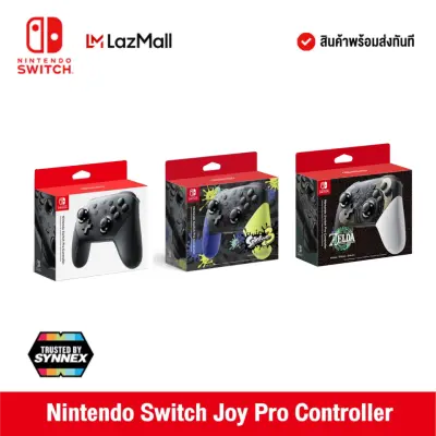 [ศูนย์ไทย] Nintendo Switch : Joy Pro Controller / Splatoon 3 / Zelda นินเทนโด้ สวิตช์ จอยโปร คอนโทรลเลอร์ (รับประกันศูนย์ไทย Synnex ) (สามารถออกใบกำกับภาษีได้)