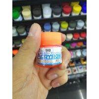 สีสูตรน้ำ Mr.Acrysion Color N98 FLUORESCENT ORANGE (Gloss) 10ml