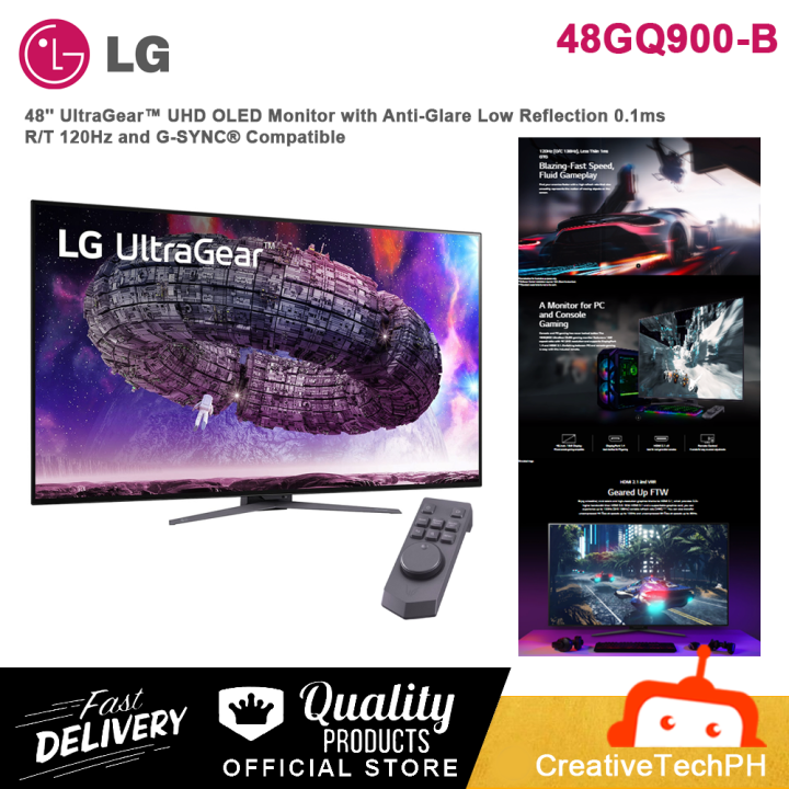 LG MONITOR 48GQ900-B 48'' UltraGear™ UHD OLED Monitor With Anti-Glare ...