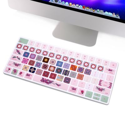 Cute Keyboard Protector Cover for Apple Wireless iMac Magic Keyboard MLA22LL/A Model A1644 US Version Silicone Protector Skin Keyboard Accessories