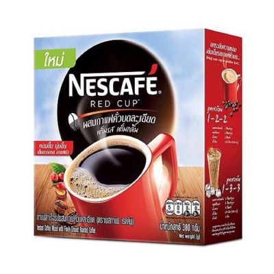 [360 กรัม ] Nescafe red cup 360กรัม กาแฟปรุงสำเร็จเนสเล่ NESCAFÉ Red Cup Coffee เนสกาแฟ เรดคัพ สูตรออริจินัล ผสมกาแฟคั่วบดละเอียด แบบถุง ขนาด 380 กรัม NESCAFE