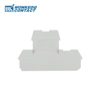 1Pc D-MBKKB2.5 End Cover For MBKKB 2.5 Double Level Terminal Block Din Electrical Modular Strip Protect D-MBKKB 2.5 End Plate