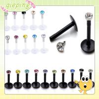 QIEPING 10pcs ผสม บาร์ เซ็กซี่ ลิปสตั๊ด เจาะเนื้อ อัญมณี Labret อะคริลิค