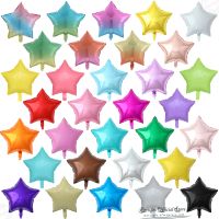 【DT】hot！ 10pcs 18inch Gradient/Macaron/Pure Color Star Balloons Wedding Birthday Decorations baby shower supplies foil helium globo