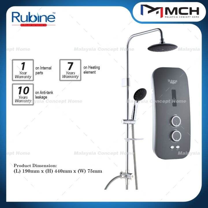 RUBINE RWH-SSE891D-RCB/RWH-SSE891D-RMP/RWH-SSE891D-RMG RAIN SHOWER ...