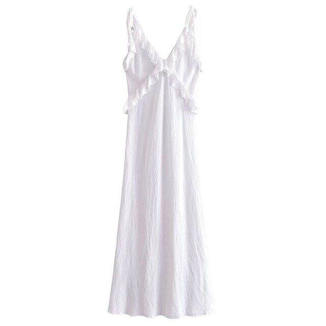 linen-blend-white-cascading-ruffle-dresses-for-women-sleeveless-v-neck-backless-sexy-slim-midi-dress-summer-elegant-strappy-robe