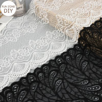 FZdiy White Lace Fabric Webbing Decoration Love Gift Packing Ribbon DIY Sewing Craft Supplies Fall Plate Lace Wedding Decor Fabric  Material