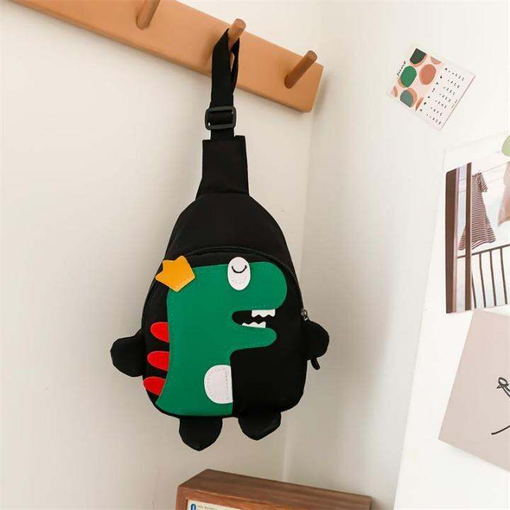 cartoon-dinosaur-baby-backpacks-children-boy-girl-chest-crossbody-bags-adjustable-cute-animals-kids-unisex-school-messenger-bag