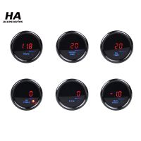 ☏❂✠ 52mm Car Digital Auto Gauge Turbo Boost Bar Oil Pressure Water Temp Tachometer