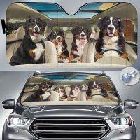 【CW】 Funny Bernese MountainDriving DogCar Sunshade Windshield Windowfor Bernese Mountain Lover Car Windshield