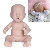 2021RSG 12 Inch Bebe Reborn Blank Doll Kit 30cm Soft Full Vinyl Silicone Body Unpainted DIY Doll Kit Gift Toy for Children