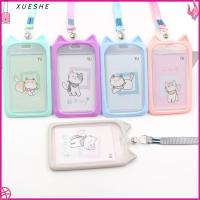 XUESHE 1PC น่ารัก ธนาคาร อัตลักษณ์ ซองใส่บัตรประชาชน กรณีบัตรรถบัส กรณีบัตรเครดิต ผู้ถือบัตร