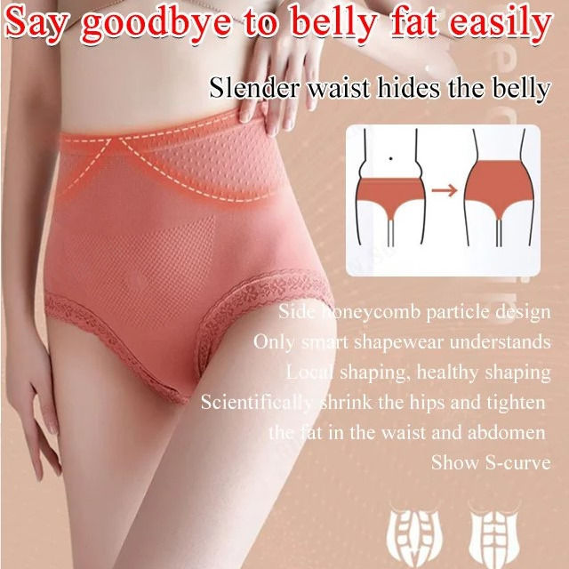 Plus Size Shapewear Underwear with Belly Compression and Butt
