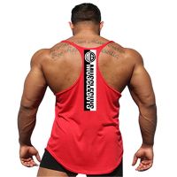 hot【DT】 Muscle Fashion Sleeveless Brand Gym Mens Back Top Stringer Clothing Singlets Workout Shirt