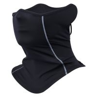 ❅☇ Reflective Nigh Riding Half Face Mask Summer Ice Silk Sunscreen Dust-proof Neck Collar Scarf Sports Bandana Men Women