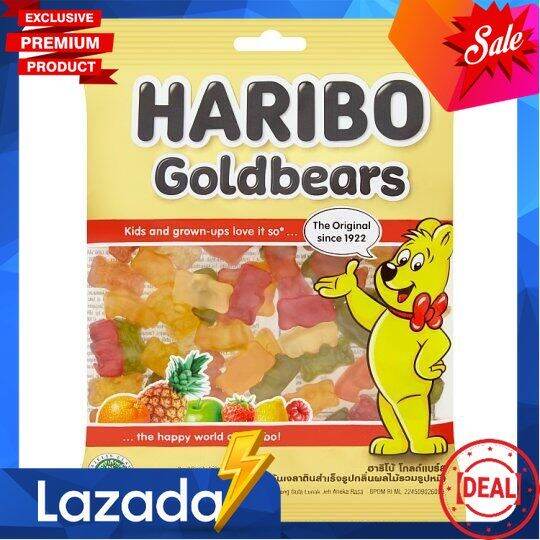 HARIBO GOLD BEARS 160 G.JellyCandy240ฮาริโบ้โกลด์ แบร์ส 160ก. | Lazada ...