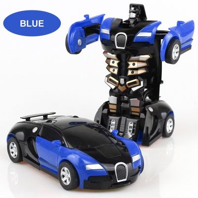 Transforming Robot With One Click Automatic Shape Conversion Boy Gift Toy Car Parent Child Interaction Model Car