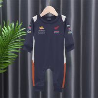 Develop The Best Gift For Honda REPSOL HRC Alpine Motorcycle GP Racing Team Motorcycle Cotton Onesie Hobby For Kids