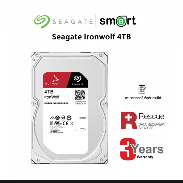 Seagate Ironwolf 4tb Nas Hard Drive St4000vn006 Th 7374