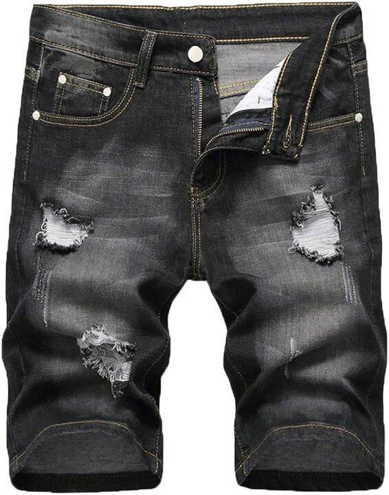 tebreux-mens-ripped-short-jeans-distressed-classic-fit-denim-shorts-vintage-summer-pants