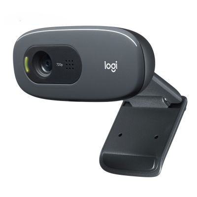 ZZOOI Logitech Original C270 Webcam 720P Camera USB Webcam HD Video video Meeting Computer Camera for PC Laptop