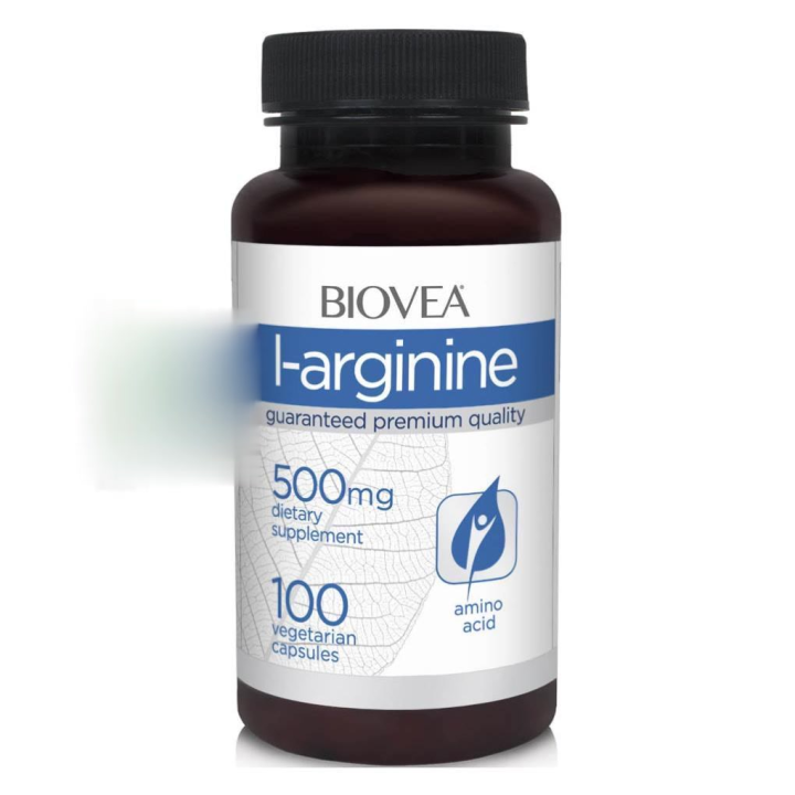 BIOVEA L-ARGININE 500 mg / 100 Vegetarian Capsules