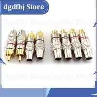 Dgdfhj Shop 20pcs Gold Plated RCA Male Female Jack Plug Connector Audio Video Adapter RCA Female Male  Convertor for Coaxial Cable