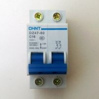 【❖New Hot❖】 daijiao93929 Chint Ac230 Dz47-60/400V 2 P พิกัด16a กระแสไฟ2ขั้วเบรกเกอร์ขนาดเล็ก