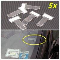 2/4pcs Car Parking Ticket Permit Holder Clip Universal Auto Vehicle Windshield Windscreen Invoice Note Pass Folder