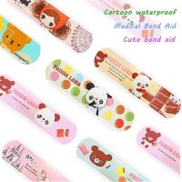 【CW】 100pcs/pack Cartoon Panda Band Aid Breathable Patch Wound Dressing Adhesive Bandage Skin Plasters Sticking Tape Patches