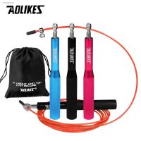 № AOLIKES Crossfit Jump Rope Adjustable Jumping Rope Training Aluminum Skipping Rope Fitness Speed Skip Training Boxing MMA