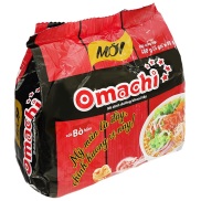 Lốc 5 gói mì khoai tây Omachi xốt bò hầm 80g