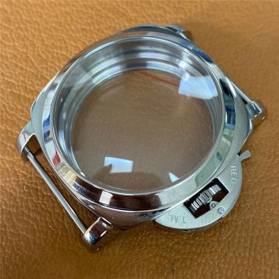 47Mm Polished Shell Cover 316L Stainless Steel Watch Case For ETA 6497/6498 For ST3600 ST3620 For 917 918 Watch Movement