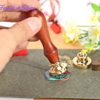 Brass Handmade Wax Seal Stamp Bee Shape Fire Painting Stamp for Envelope Wedding Customs Supply