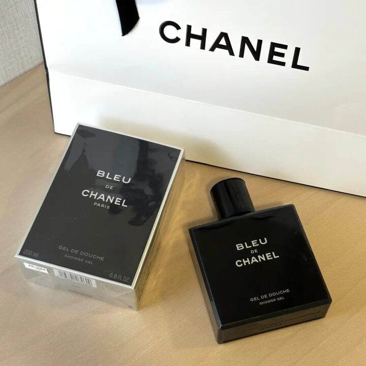 Chanel Bleu shower gel 200ml เจลอาบน้ำสูตรอ่อนโยน เนื้อฟองเนียนนุ่มมอบ