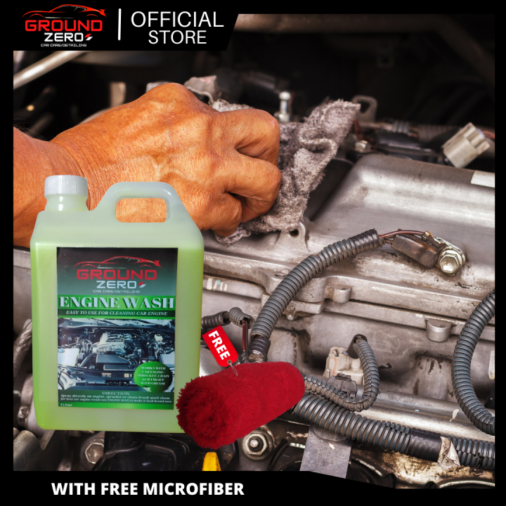 006 Ground zero car care Engine wash Premium Degreaser 1L cleaning