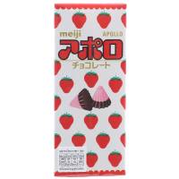 meiji เมจิ อพอลโล ขนมรสสตรอเบอร์รี่ 46 กรัม