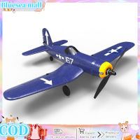 F4U เครื่องบินบังคับวิทยุ2.4G เครื่องบินรบ4CH โฟม EPP RC Fighter One-Key Aerobatic 400Mm ช่วงปีกควบคุมระยะไกลเครื่องบิน761-8