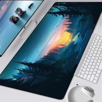 90X40 22x18cm Mousepad for Deep forest firewatch Laptop Gamer Mousepad Gaming Mouse Pad Large Lock Edge Keyboard Small Desk Mat