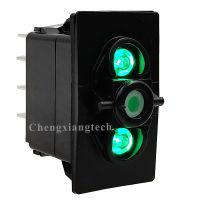 12V 24V Green Led Switch Base (On) Off On Off On Off On (On) Off On (On) Off (On ) Body Car Boat Rocker Switch Accessories