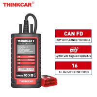 ใหม่ ThinkDiag 2โปรโตคอล Canfd รถยนต์ทุกยี่ห้อบริการรีเซ็ตทั้งหมดฟรี2022 OBD2เครื่องวิเคราะห์การใช้งาน ECU Surpass