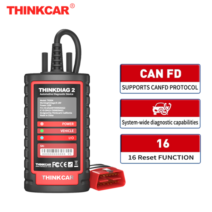Thinkdiag New Version 2023 Thinkdiag 2 Car OBD Diagnostic Tool With Bi ...