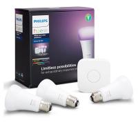 ชุดหลอดไฟเปลี่ยนสีอัจฉริยะ PHILIPS HUE STARTER KIT แพ็ค 3 ชิ้น [ส่งเร็วส่งไว มีเก็บเงินปลายทาง]