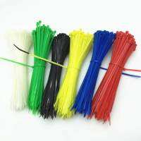 คุณภาพสูง 100PCS Cable Plastic Tie Self-locking Width Standard Ties screed with 4*200MM Nylon Cable Colorful 2.7mm