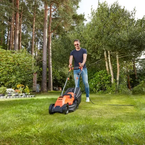 BLACK + DECKER BEMW451BH Electric Lawn Mower (Mesin Rumput) with