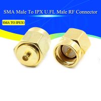 SMA ตัวผู้ตัวแปลงสายโคแอกเซียลตัวเชื่อมต่อ RF ชาย IPX เป็น Sma สำหรับอะแดปเตอร์