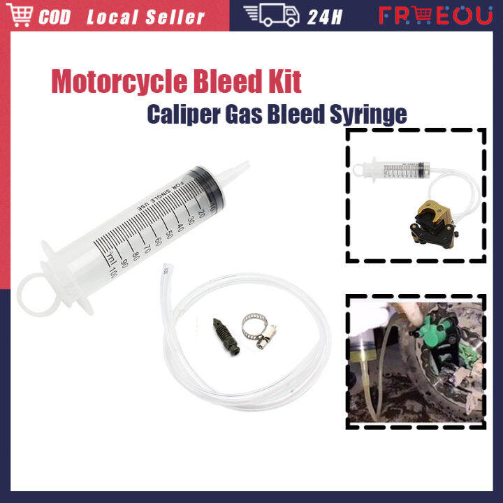 100mL Motorcycle Universal Brake Caliper Gas Bleed Syringe Motorcycle
