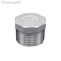 1/8 1/4 3/8 1/2 3/4 1 1-1/4 1-1/2 BSP Male Thread 316 Stainless Steel End Cap Plug Pipe Fitting Connector